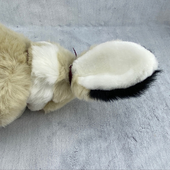Aurora Bunny Rabbit and Baby Vintage Plush 1989 Solid Stuffed Teddy Bear Soft - Picture 9 of 14